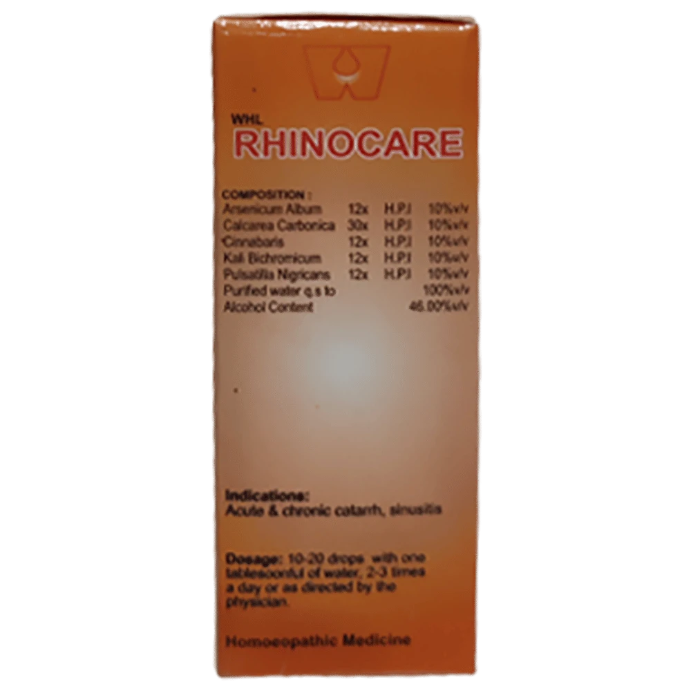 Dr. Wellmans WHL Rhinocare Drop bottle of 30 ml Drop