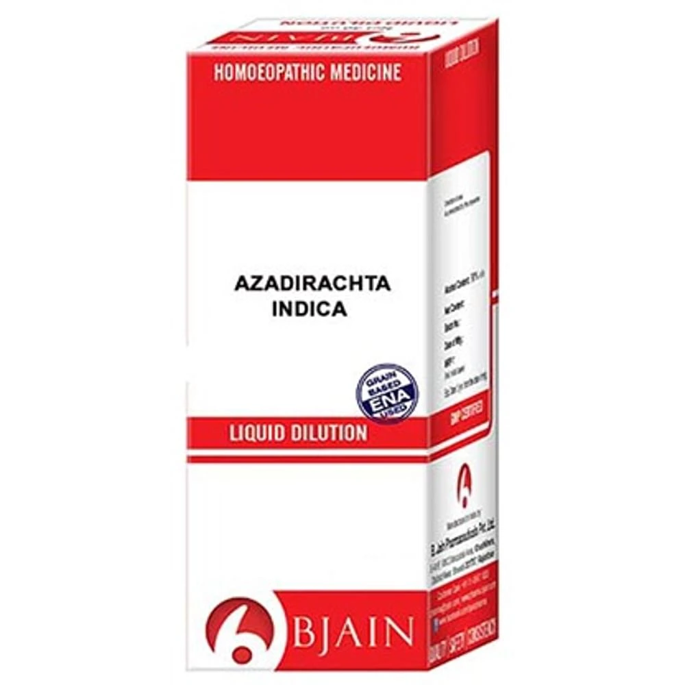 Bjain Azadirachta Indica Dilution 12 CH bottle of 12 ml Dilution