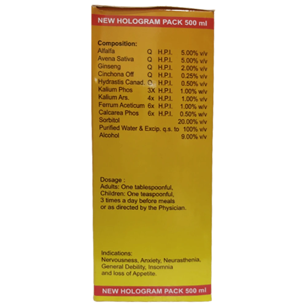 Dr. Wellmans Alfa Ging Alfalfa Tonic with Ginseng Sugar Free bottle of 500 ml Tonic