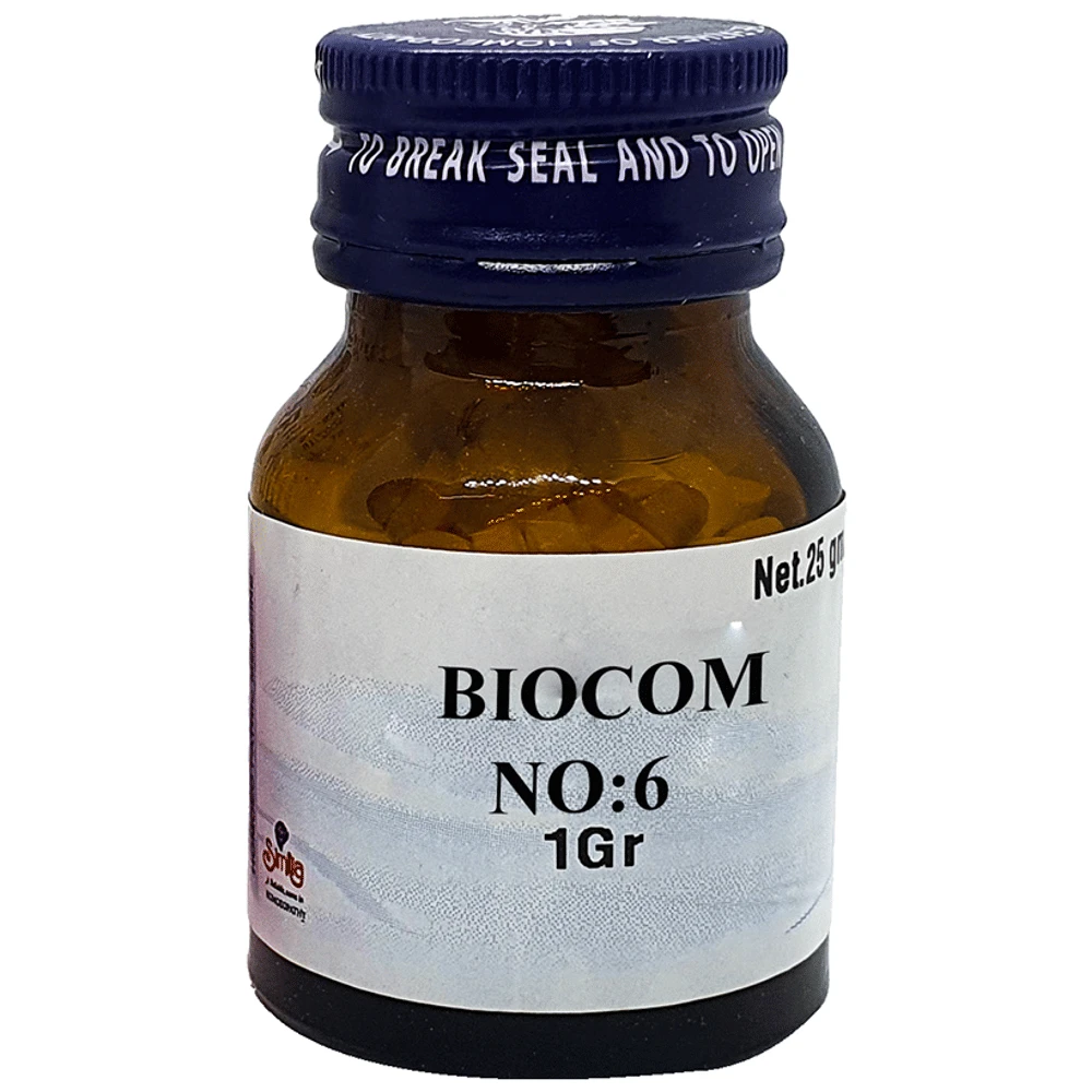 Similia Biocom No.6 Tablet bottle of 25 gm Biocombination Tablet