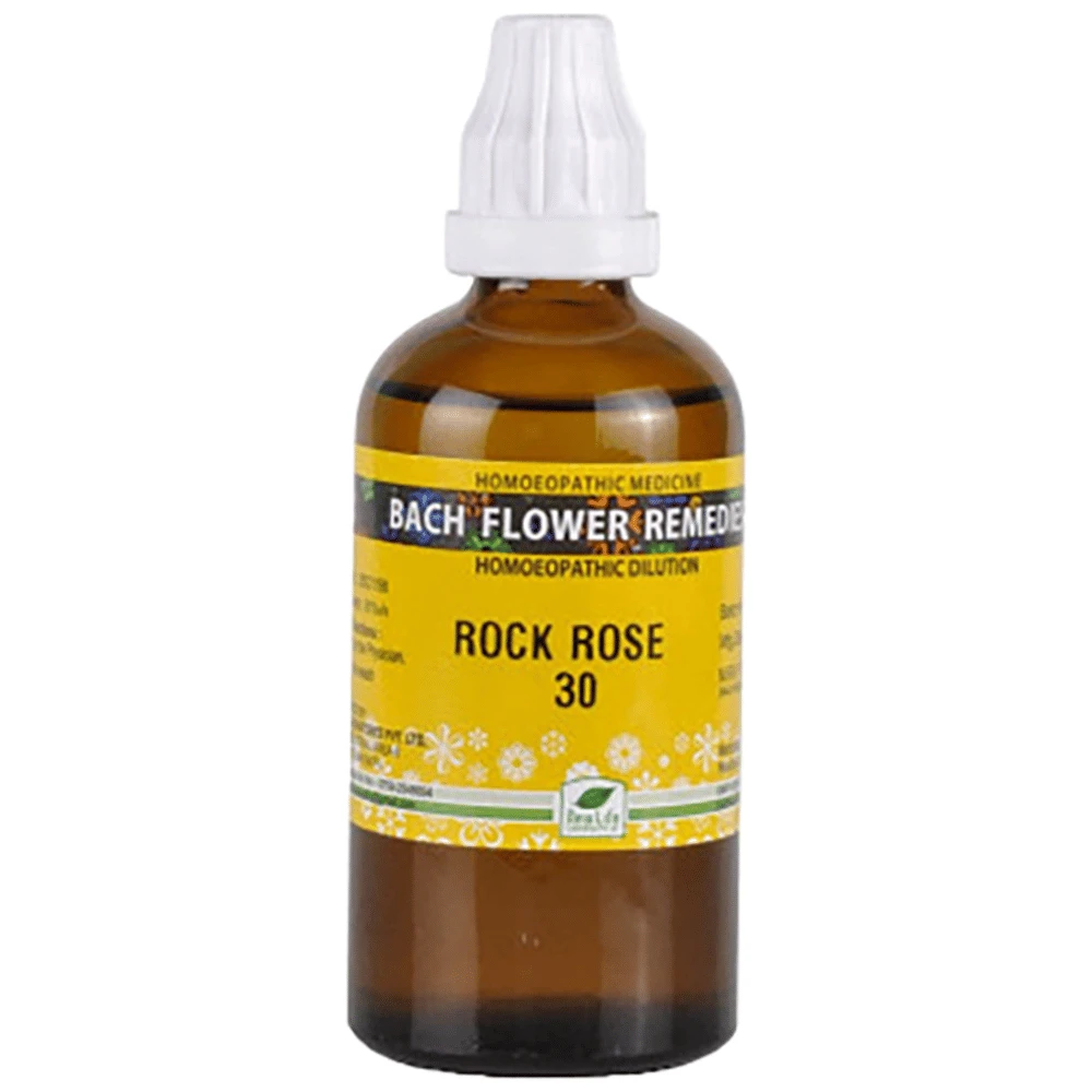 New Life Bach Flower Rock Rose 30 bottle of 100 ml Dilution