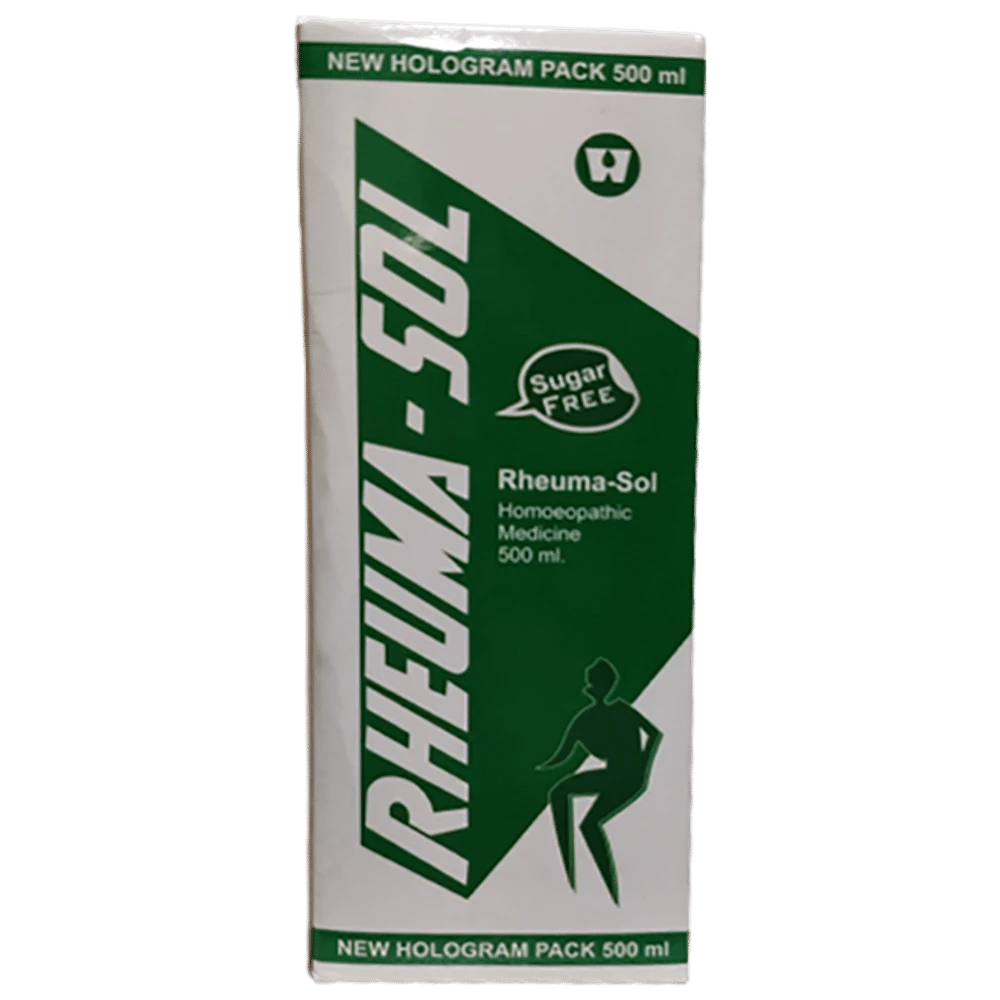 Dr. Wellmans Rheuma-Sol Syrup Sugar Free bottle of 500 ml Syrup