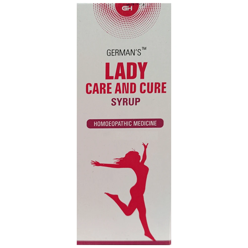 German's Lady Care and Cure Syrup bottle of 500 ml Syrup
