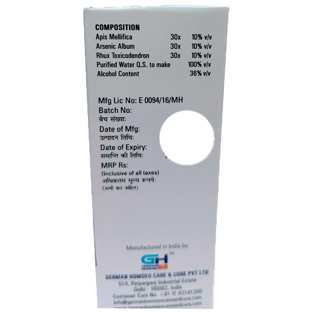 German's 521 Eczema Drop bottle of 30 ml Drop German's 521 Eczema Drop bottle of 30 ml Drop