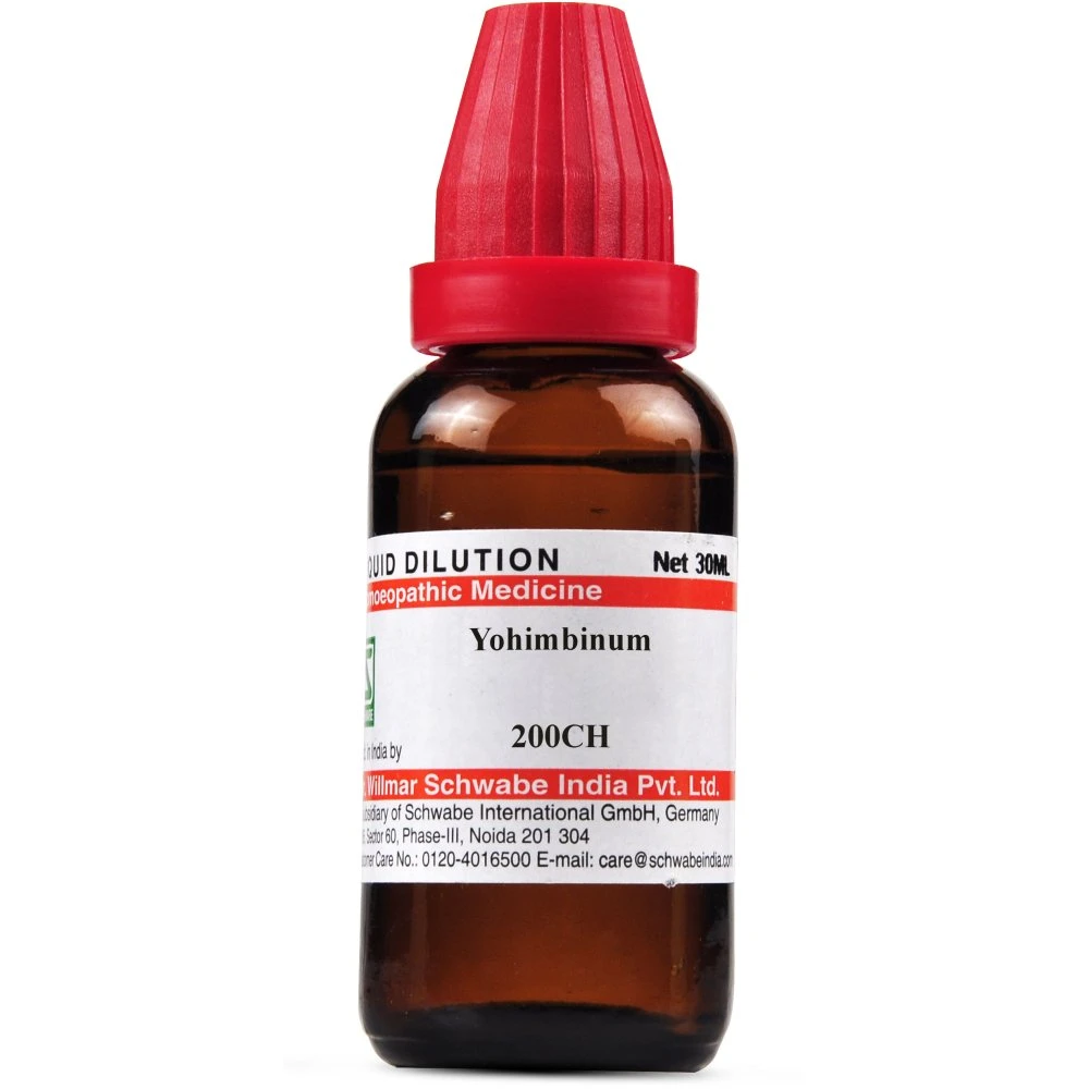 Willmar Schwabe India Yohimbinum 200 CH (30ml) Willmar Schwabe India Yohimbinum 200 CH (30ml)