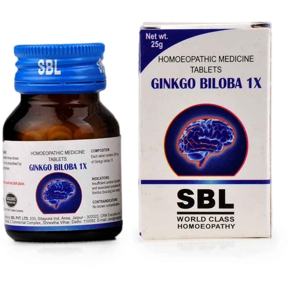 SBL Ginko Biloba 1X (25g) SBL Ginko Biloba 1X (25g)