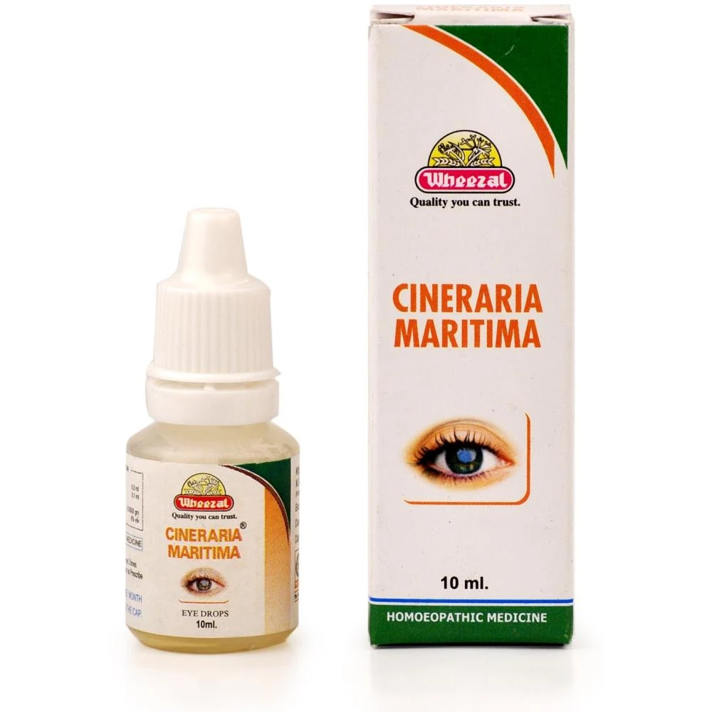 Wheezal Cineraria Maritima Eye Drops (10ml) Wheezal Cineraria Maritima Eye Drops (10ml)