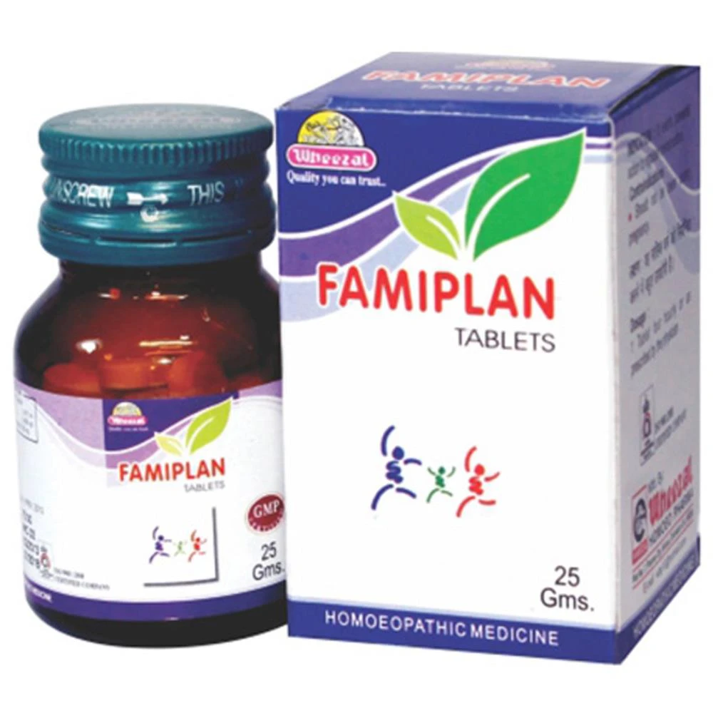 Wheezal Famiplan Tablets (25g) Wheezal Famiplan Tablets (25g)