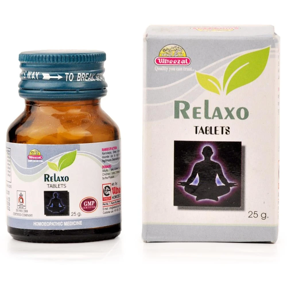 Wheezal Relaxo Tablets (25g) Wheezal Relaxo Tablets (25g)