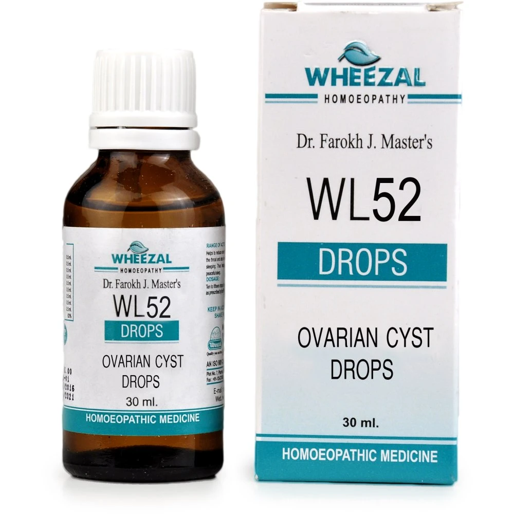 Wheezal WL-52 Ovarian Cyst Drops (30ml) Wheezal WL-52 Ovarian Cyst Drops (30ml)