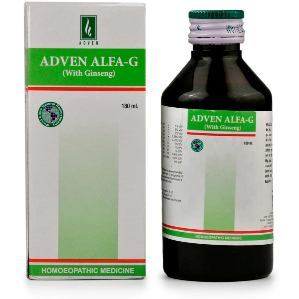 Adven Alfa-G (Tonic With Ginseng) (180ml) Adven Alfa-G (Tonic With Ginseng) (180ml)