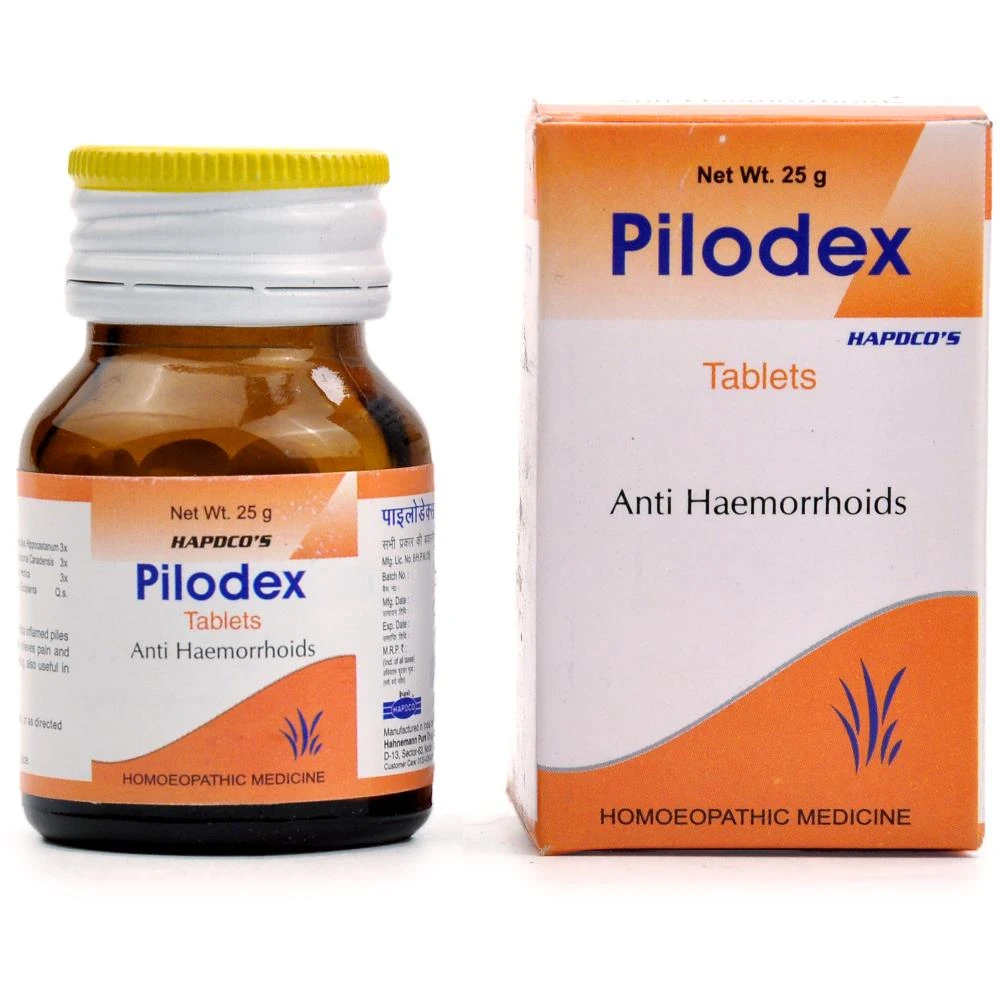Hapdco Pilodex Tablets (25g) Hapdco Pilodex Tablets (25g)
