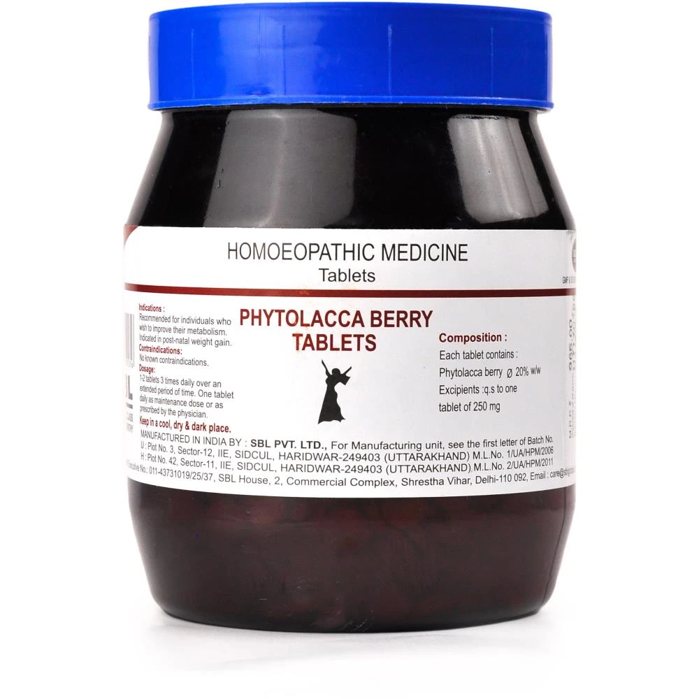 SBL Phytolacca Berry Tabs (450g) SBL Phytolacca Berry Tabs (450g)