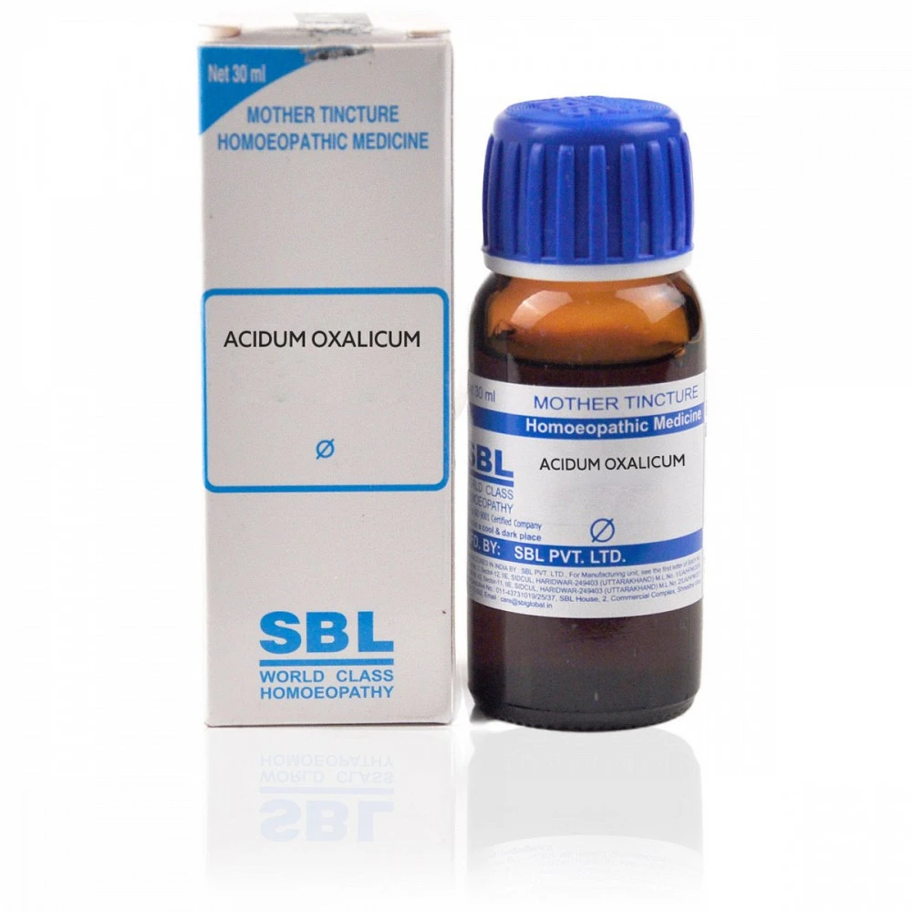 SBL Acidum Oxalicum 1X (Q) (30ml) SBL Acidum Oxalicum 1X (Q) (30ml)