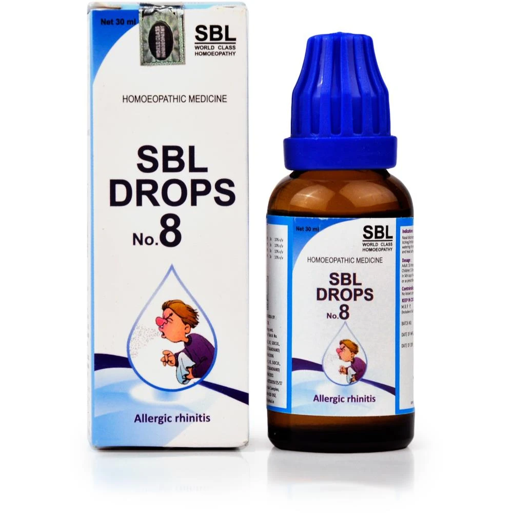 SBL Drops No 8 For Allergic Rhinitis (30ml) SBL Drops No 8 For Allergic Rhinitis (30ml)
