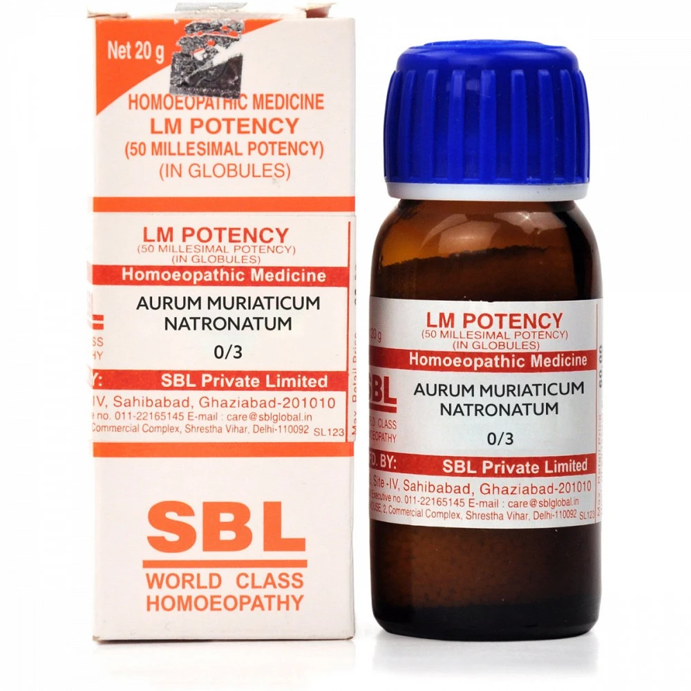 SBL Aurum Muriaticum Natronatum LM 0/3 (20g) SBL Aurum Muriaticum Natronatum LM 0/3 (20g)