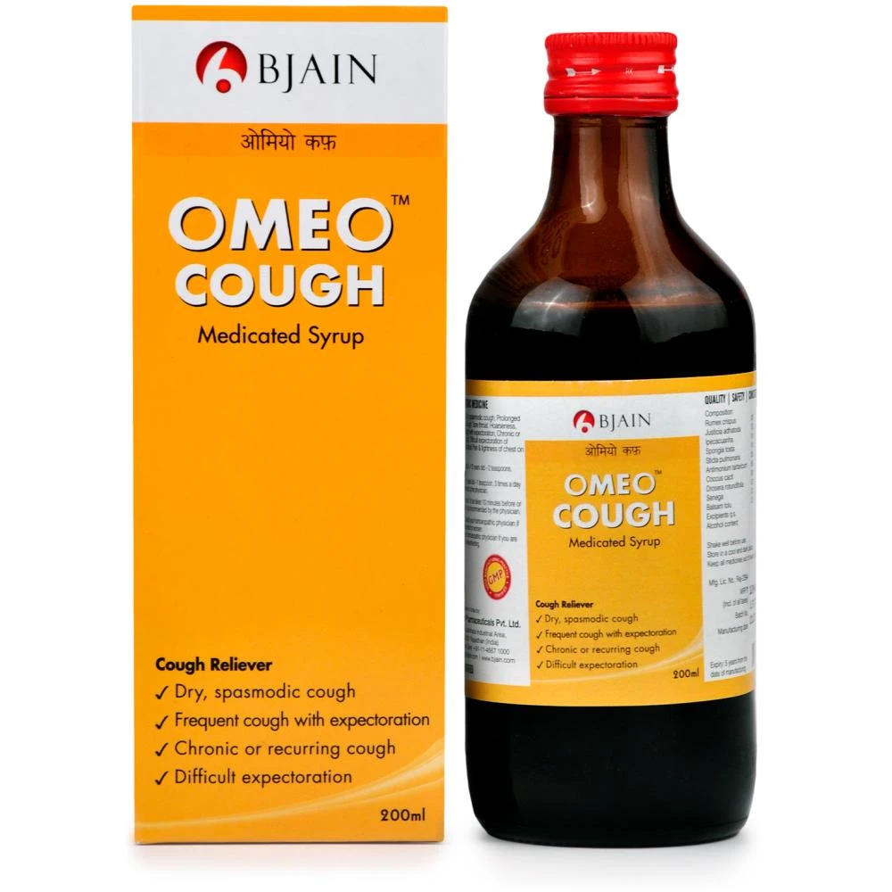 B Jain Omeo Cough Syrup (200ml) B Jain Omeo Cough Syrup (200ml)