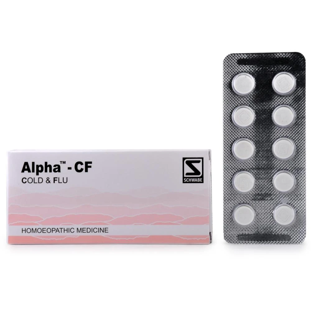 Willmar Schwabe India Alpha CF (Cold And Flu) (40tab) Willmar Schwabe India Alpha CF (Cold And Flu) (40tab)