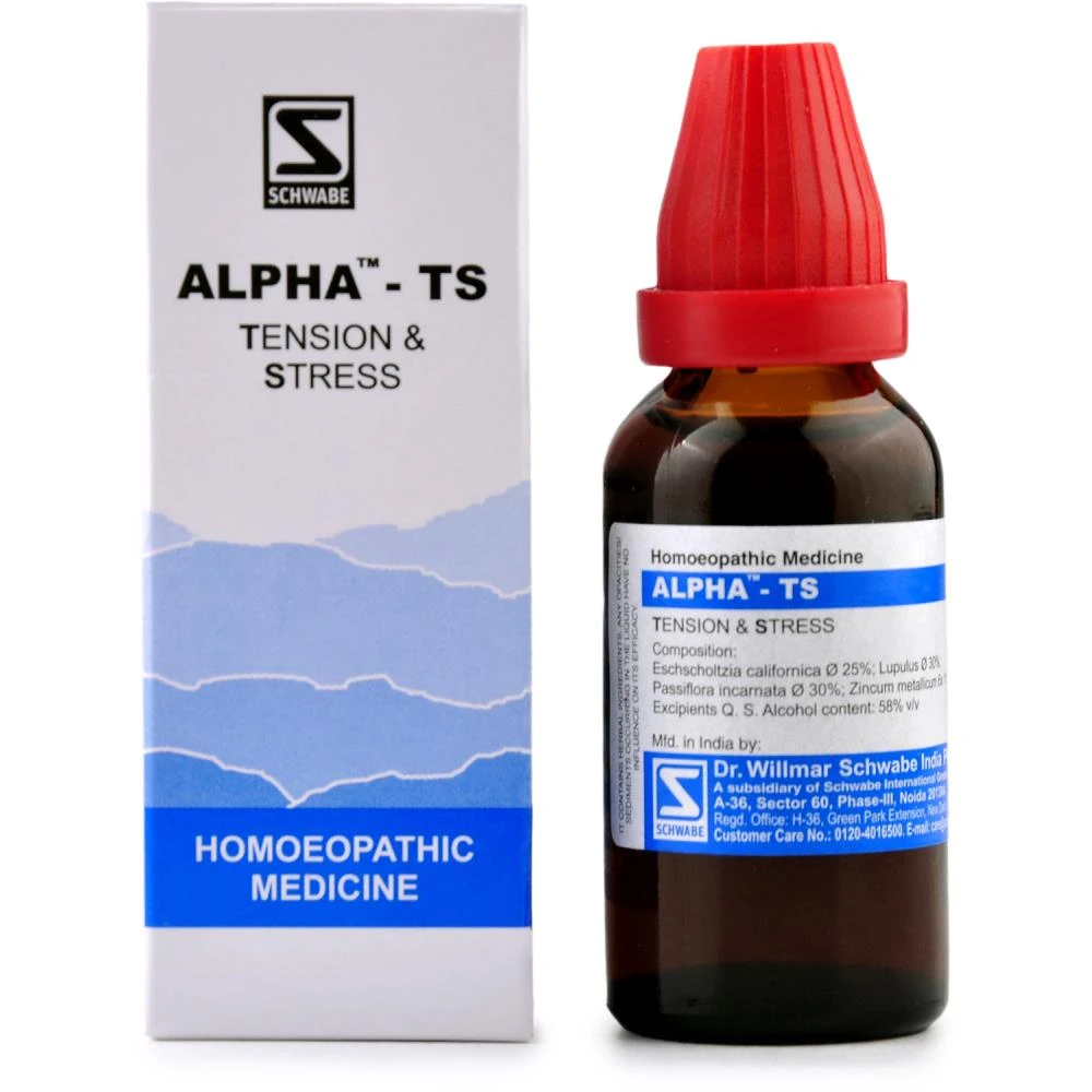 Willmar Schwabe India Alpha TS (Tension And Stress) (30ml) Willmar Schwabe India Alpha TS (Tension And Stress) (30ml)