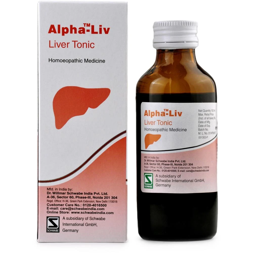 Willmar Schwabe India Alpha Liv (Liver Tonic) (100ml) Willmar Schwabe India Alpha Liv (Liver Tonic) (100ml)