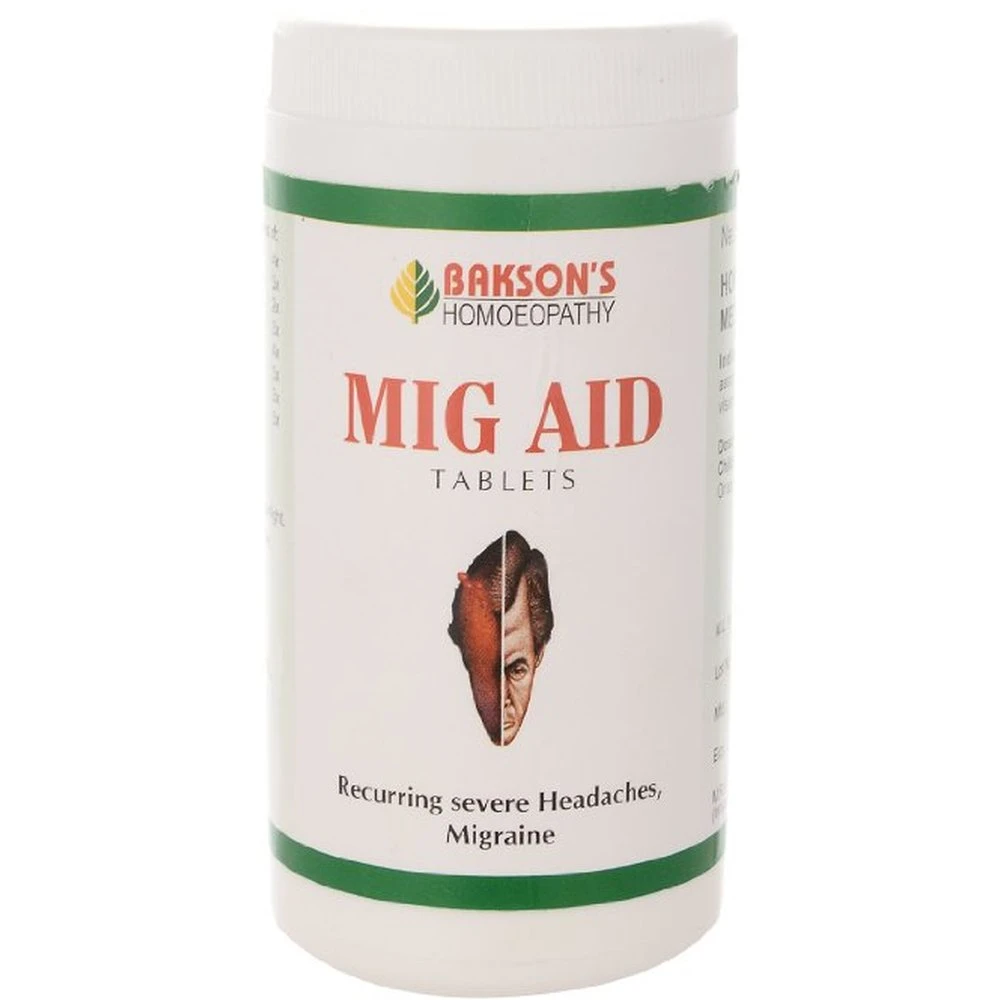 Bakson Mig Aid Tablets (200tab) Bakson Mig Aid Tablets (200tab)