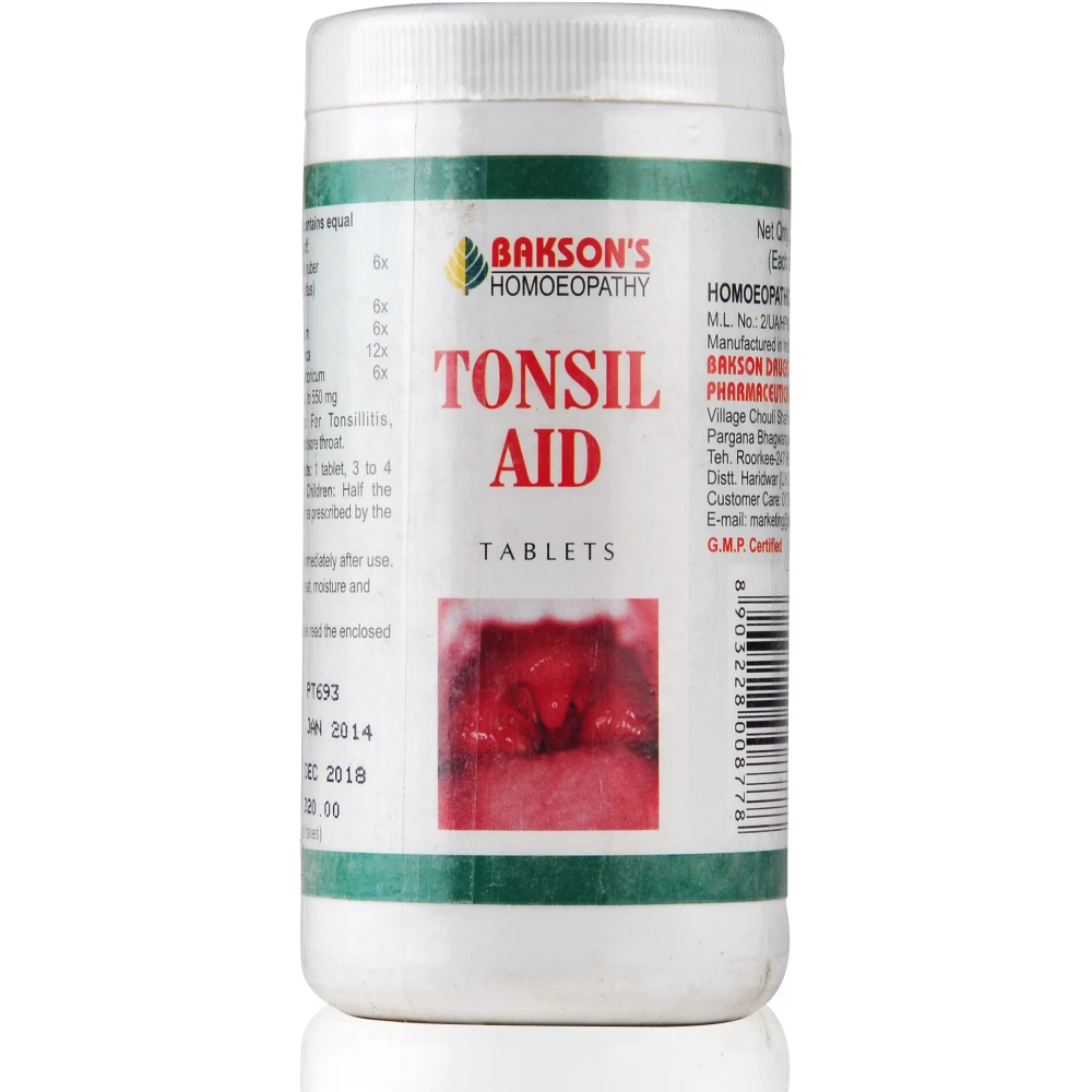 Bakson Tonsil Aid Tablets (200tab) Bakson Tonsil Aid Tablets (200tab)