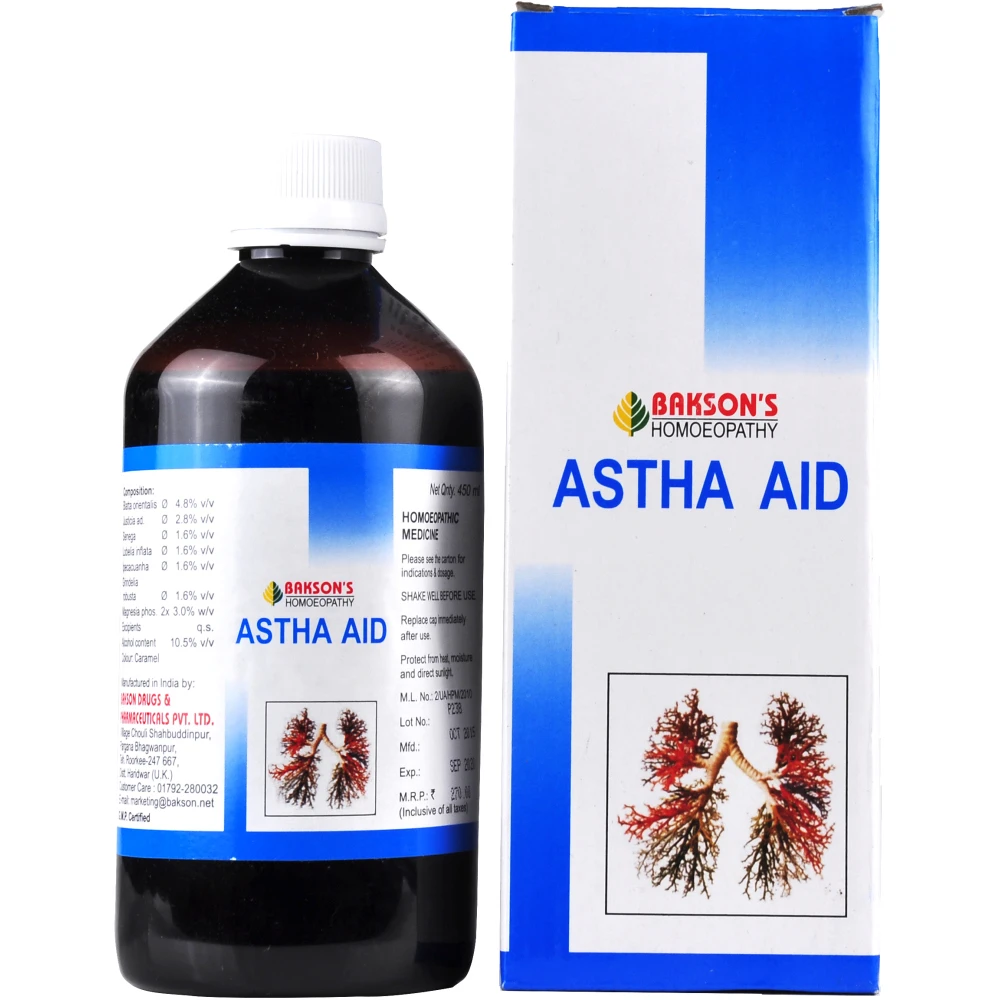 Bakson Astha Aid Syrup (450ml) Bakson Astha Aid Syrup (450ml)