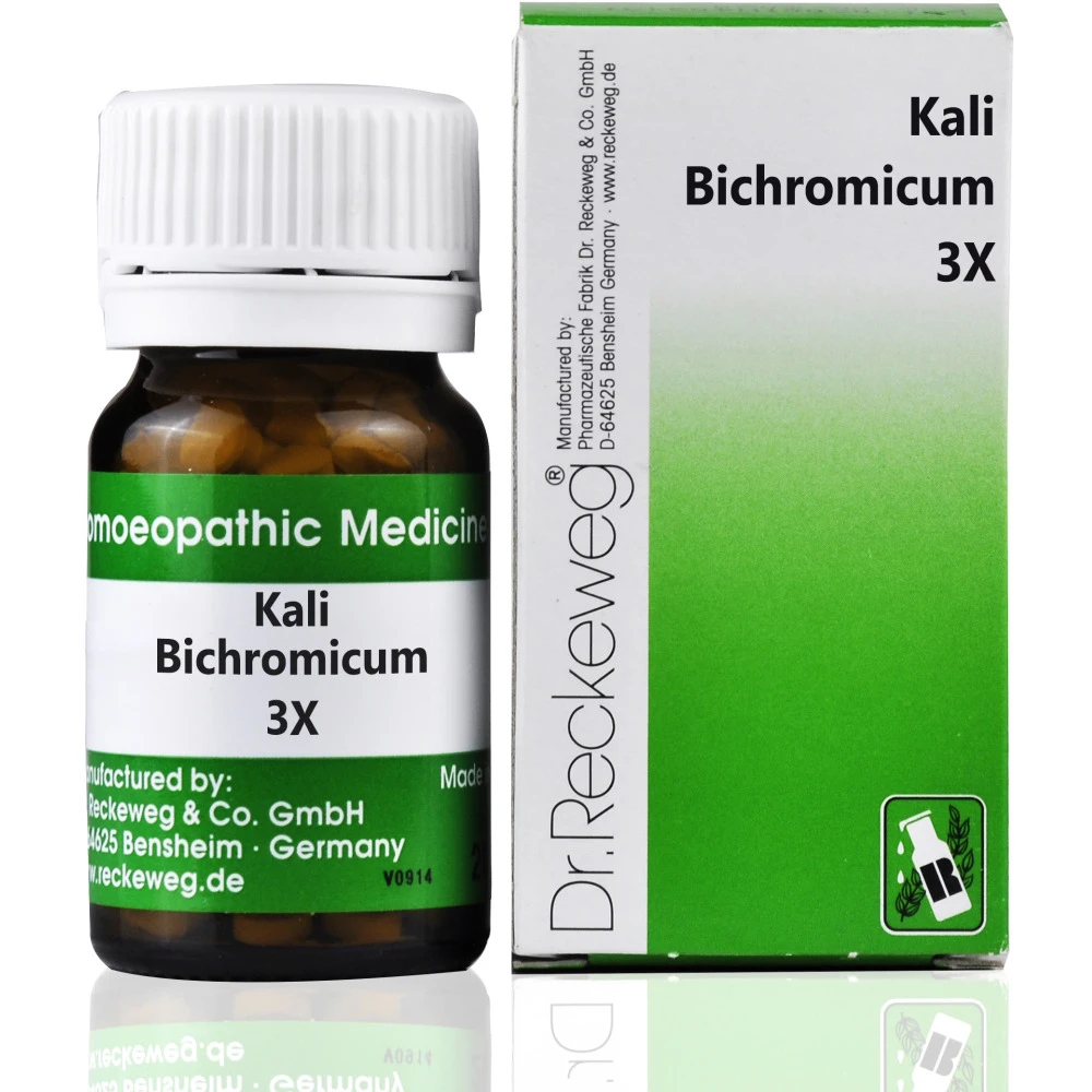 Dr. Reckeweg Kali Bichromicum 3X (20g) Dr. Reckeweg Kali Bichromicum 3X (20g)