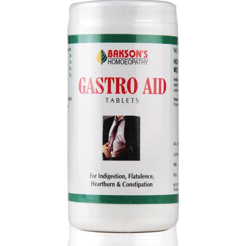 Bakson Gastro Aid Tablets (200tab) Bakson Gastro Aid Tablets (200tab)