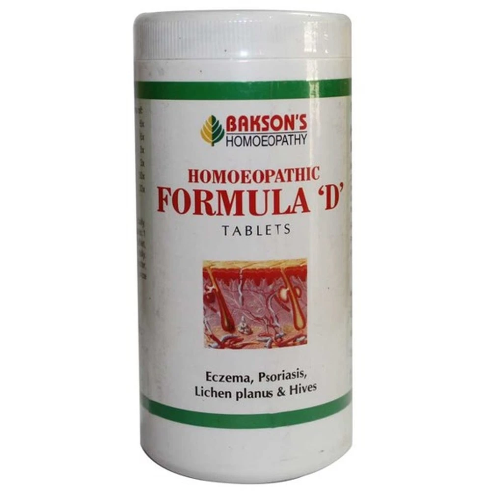 Bakson Formula D Tablets (200tab) Bakson Formula D Tablets (200tab)