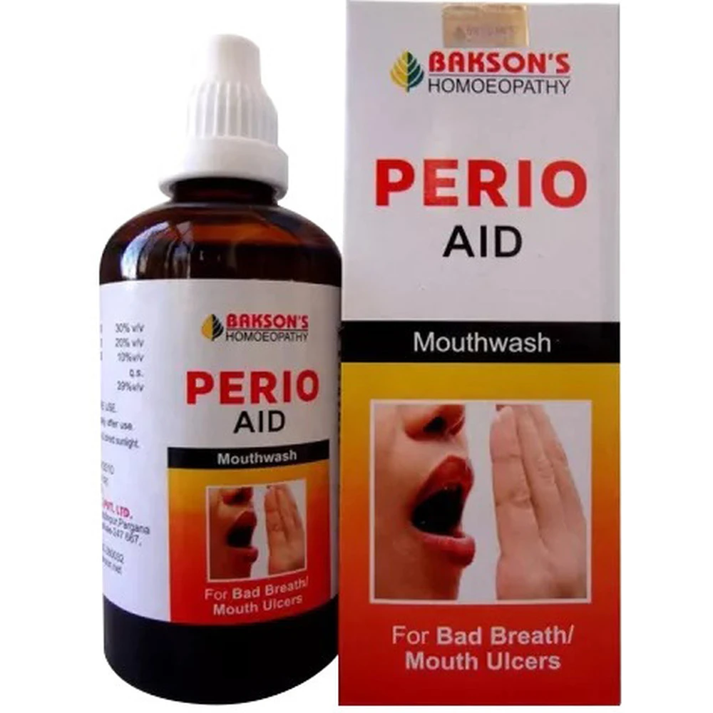 Bakson Perio Aid (Mouth Wash) (100ml) Bakson Perio Aid (Mouth Wash) (100ml)