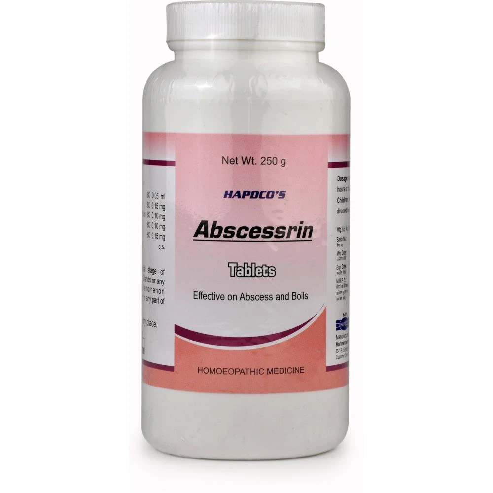 Hapdco Abscessrin Tablets (250g) Hapdco Abscessrin Tablets (250g)
