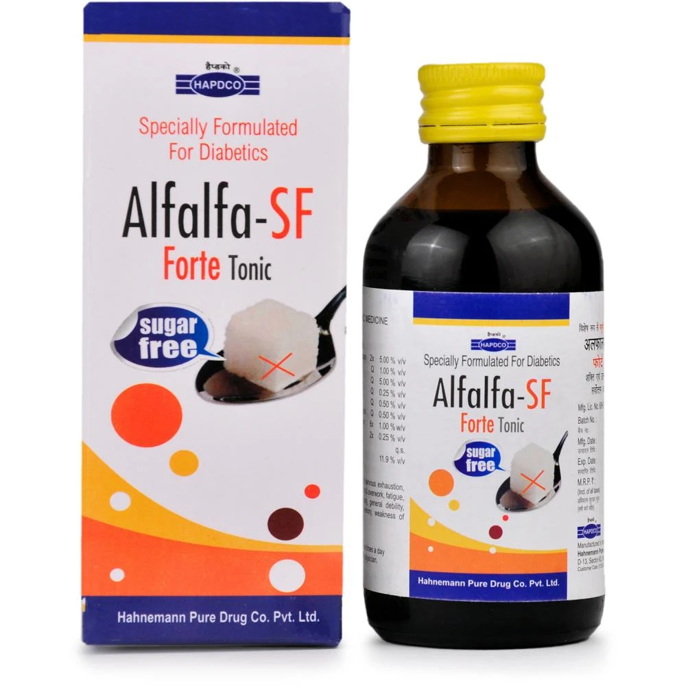Hapdco Alfalfa SF Forte Tonic (Sugar Free) (120ml) Hapdco Alfalfa SF Forte Tonic (Sugar Free) (120ml)