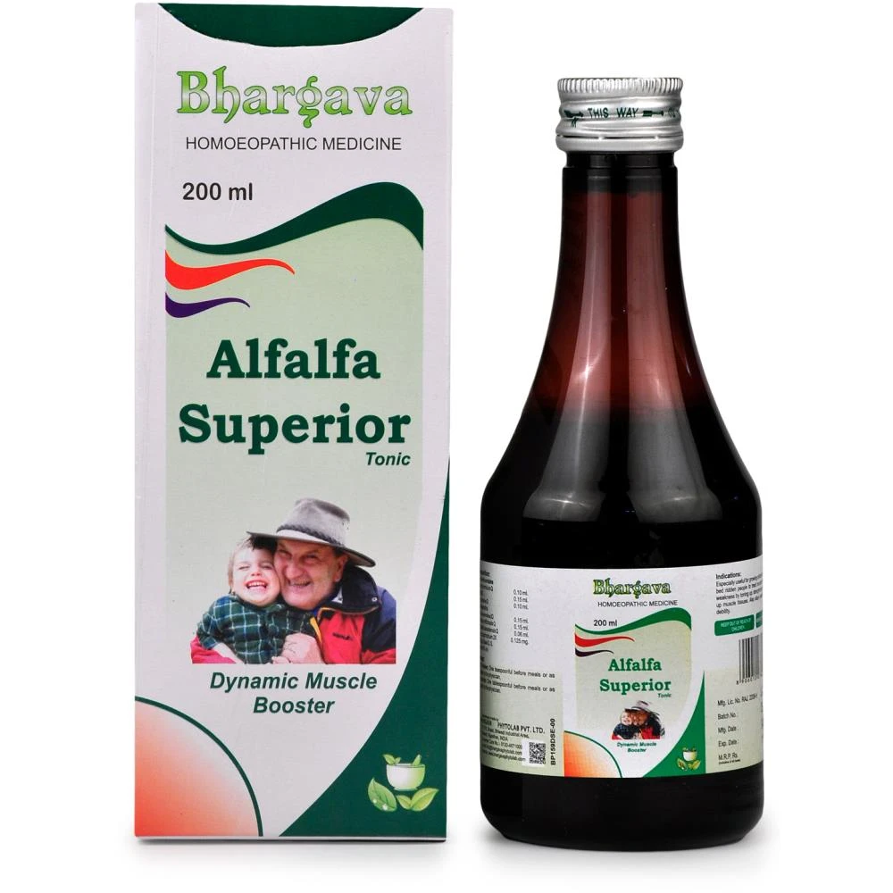 Dr. Bhargava Alfalfa superior tonic (200ml) Dr. Bhargava Alfalfa superior tonic (200ml)