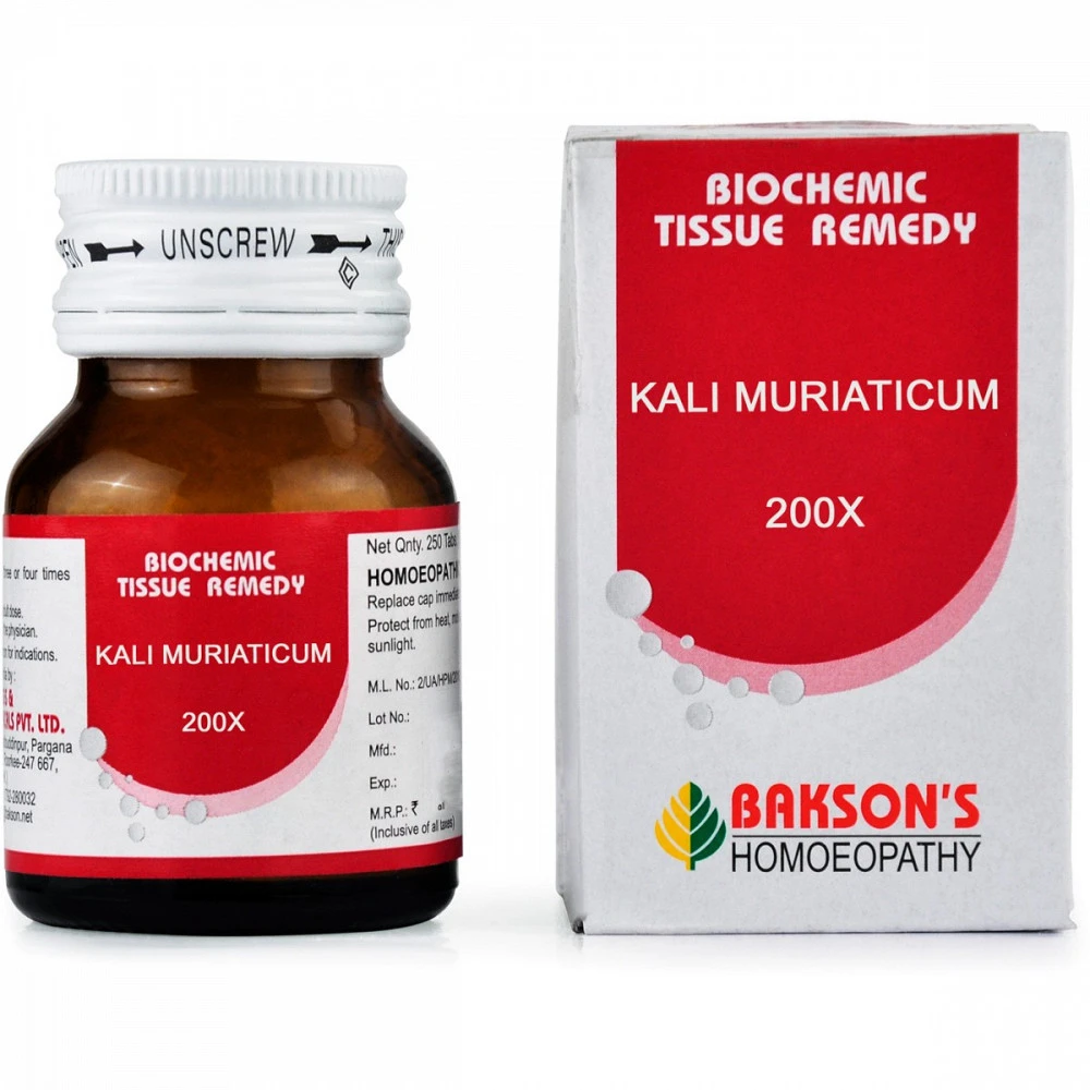 Bakson Kali Muriaticum 200X (25g) Bakson Kali Muriaticum 200X (25g)
