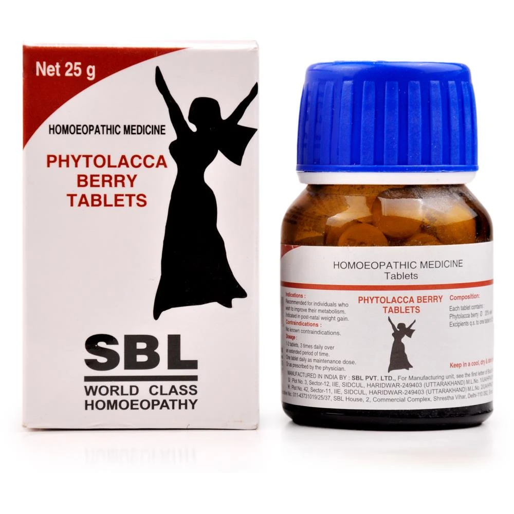 SBL Phytolacca Berry Tabs (25g) SBL Phytolacca Berry Tabs (25g)