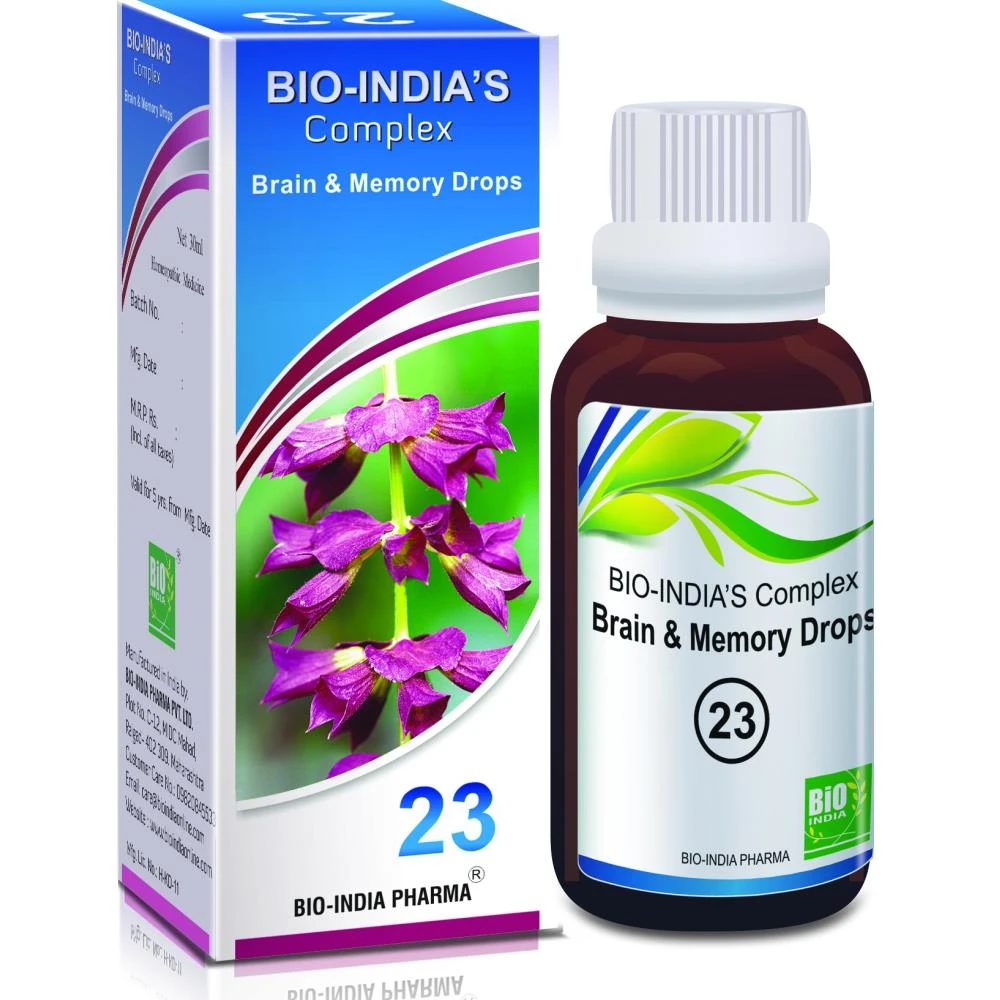 Bio India Brain & Memory Drops (30ml) Bio India Brain & Memory Drops (30ml)