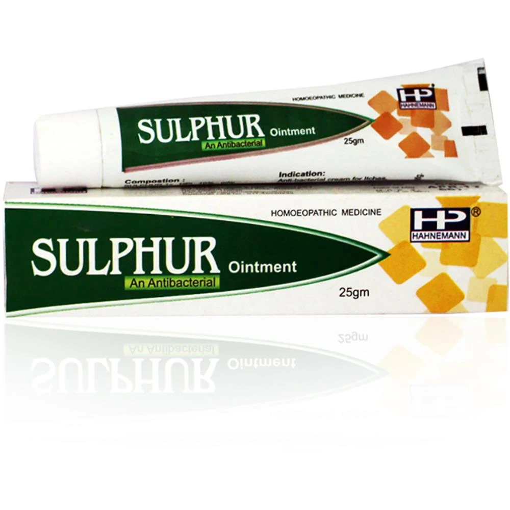 Hahnemann Sulphur Antibacterial Ointment (25g) Hahnemann Sulphur Antibacterial Ointment (25g)
