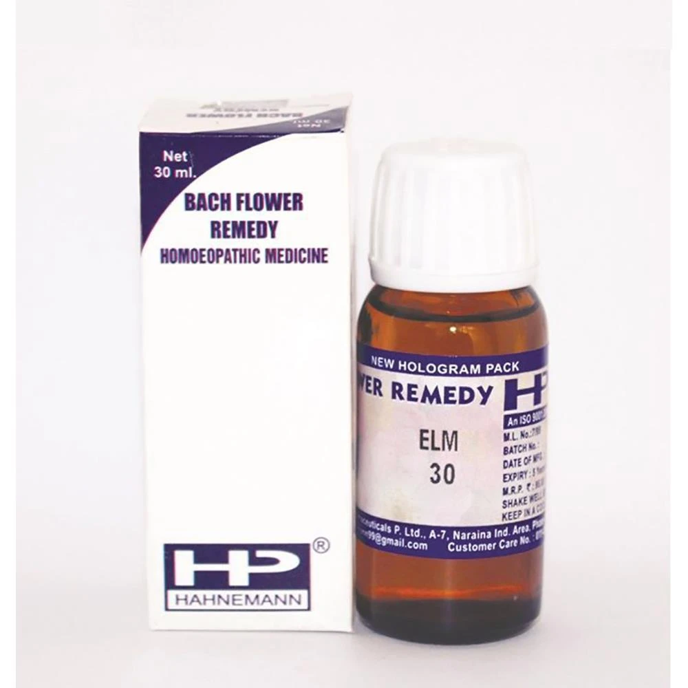 Hahnemann Bach Flower Remedy Elm (30ml)