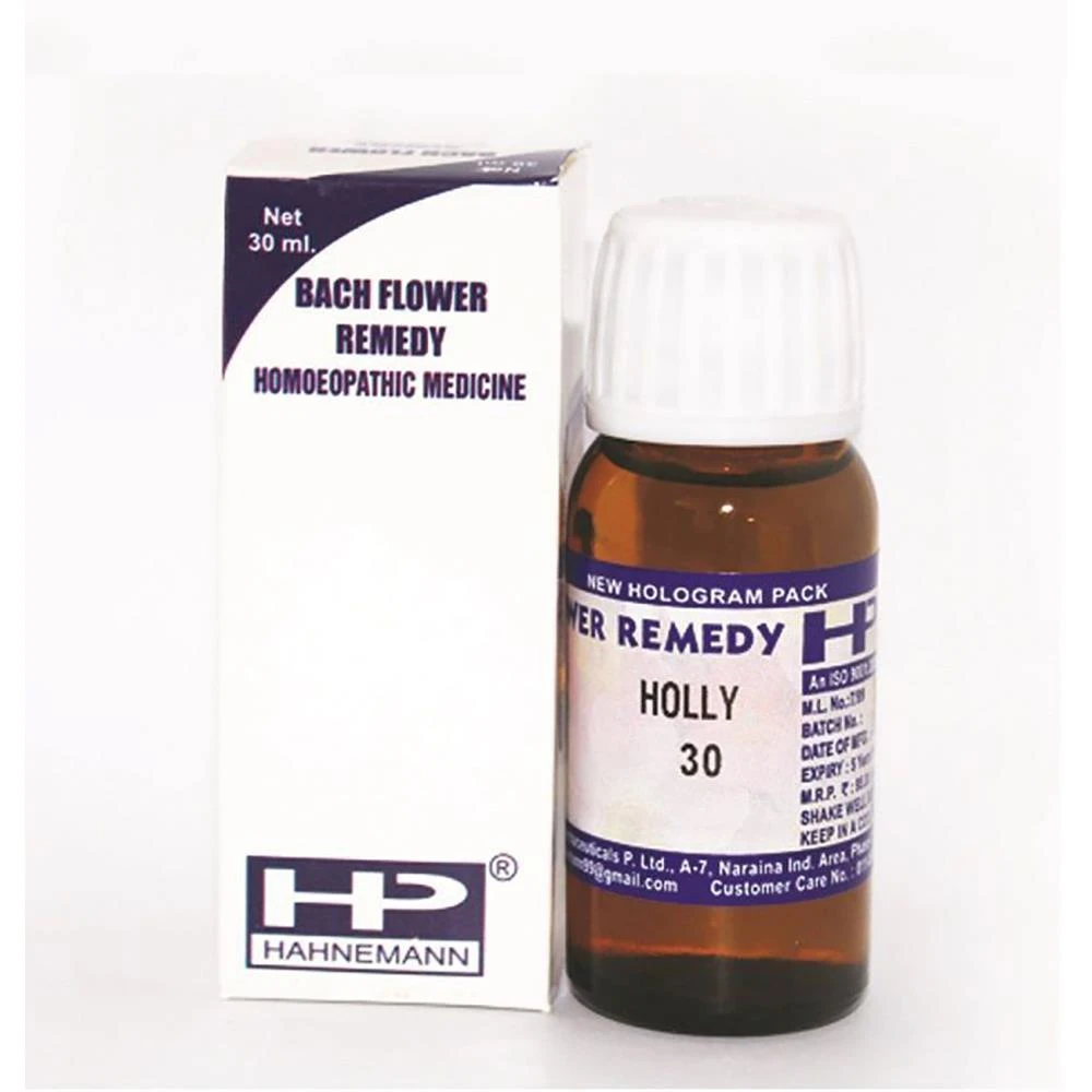 Hahnemann Bach Flower Remedy Holly (30ml)