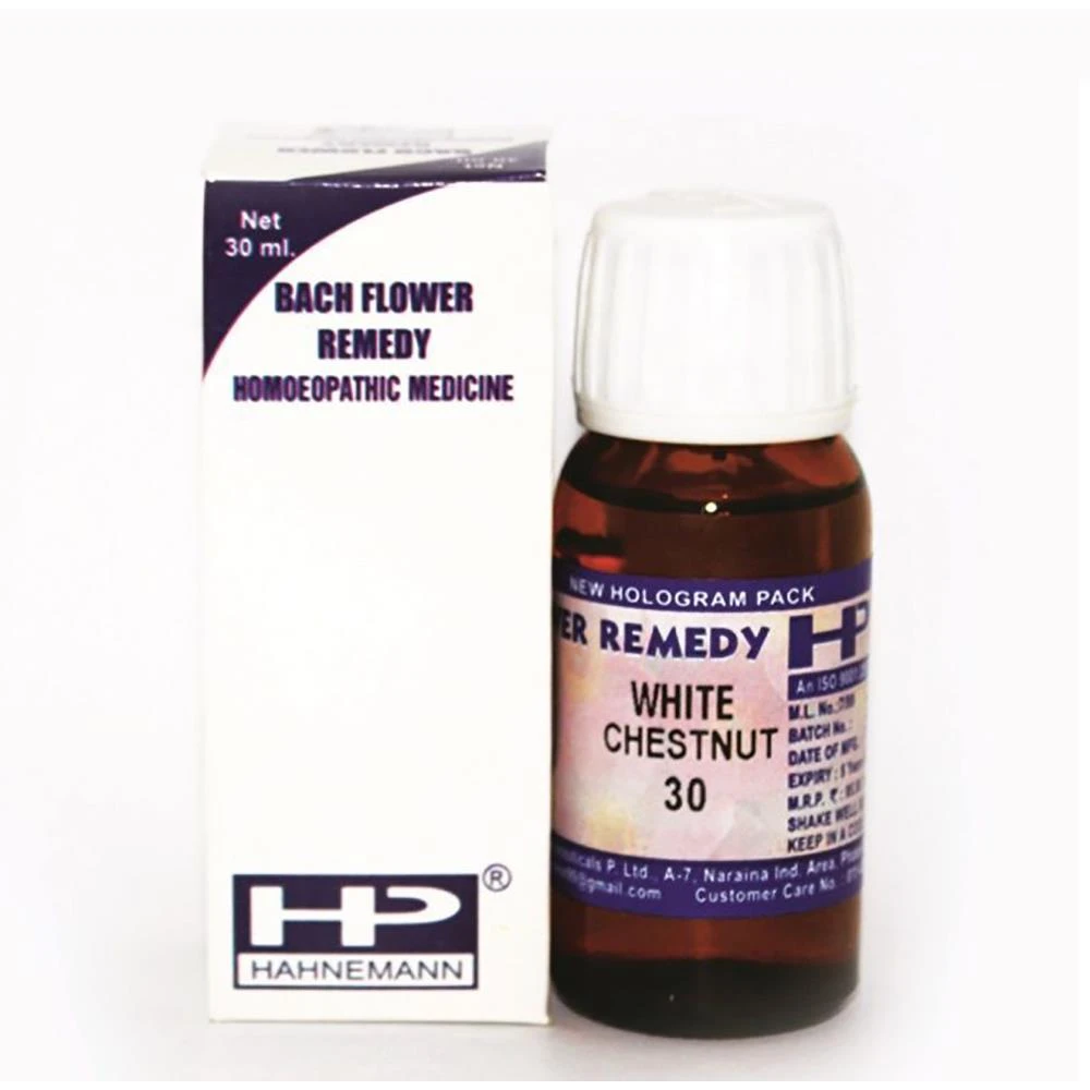 Hahnemann Bach Flower Remedy White Chestnut (30ml) Hahnemann Bach Flower Remedy White Chestnut (30ml)