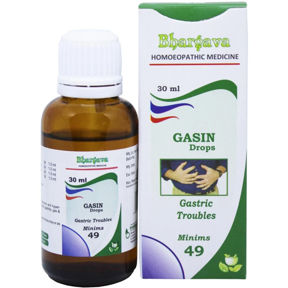 Dr. Bhargava Gasin Drops(Minims 49) (30ml) Dr. Bhargava Gasin Drops(Minims 49) (30ml)