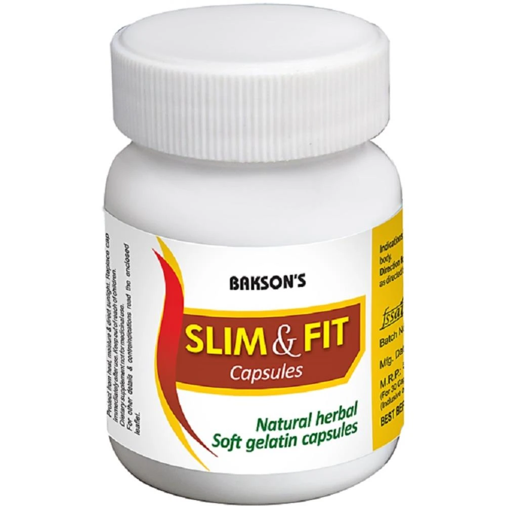Bakson Slim & Fit Soft Gelatin Capsules (30caps) Bakson Slim & Fit Soft Gelatin Capsules (30caps)