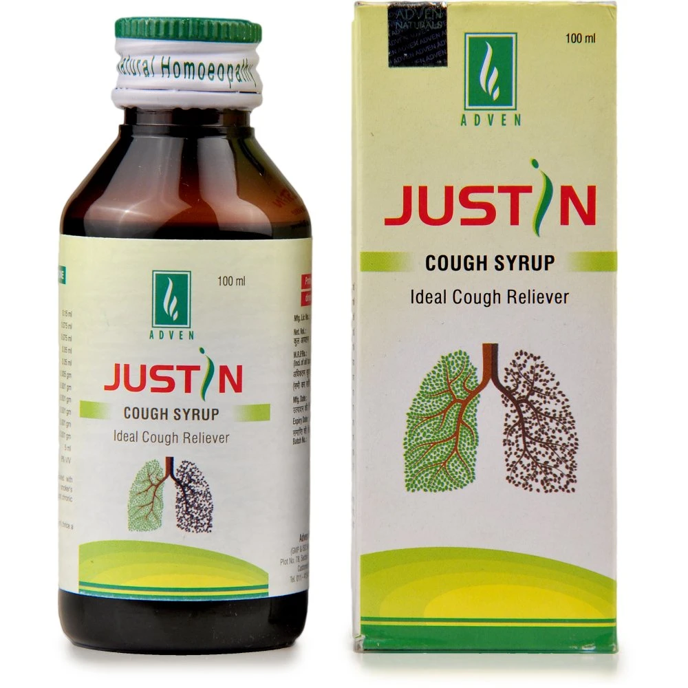 Adven Justin Cough Syrup (100ml) Adven Justin Cough Syrup (100ml)