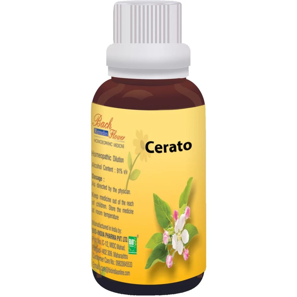 Bio India Bach Flower Cerato (30ml) Bio India Bach Flower Cerato (30ml)