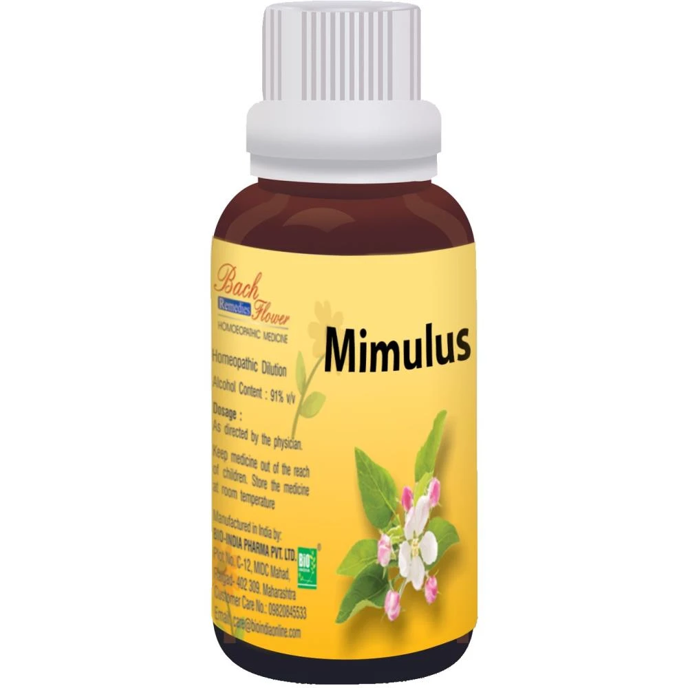 Bio India Bach Flower Mimulus (100ml) Bio India Bach Flower Mimulus (100ml)