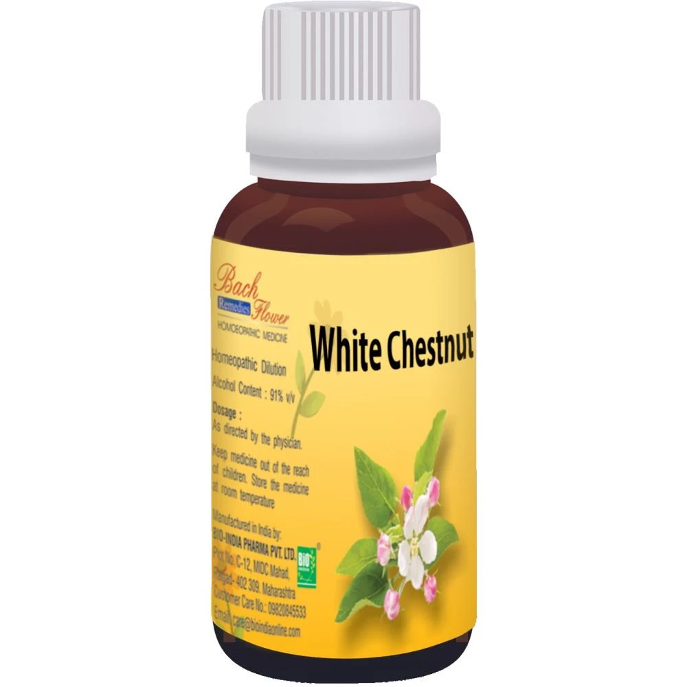 Bio India Bach Flower White Chestnut (100ml) Bio India Bach Flower White Chestnut (100ml)