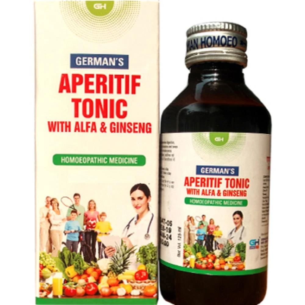 German Homeo Care & Cure Aperitif Tonic With Alfa & Ginseng (125ml) German Homeo Care & Cure Aperitif Tonic With Alfa & Ginseng (125ml)