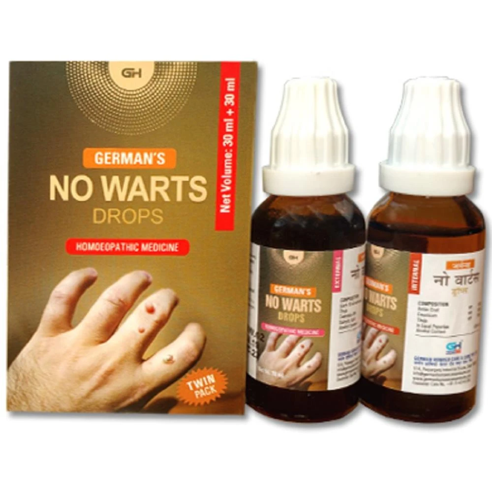 German Homeo Care & Cure No Warts (Twin ) (30ml) German Homeo Care & Cure No Warts (Twin ) (30ml)