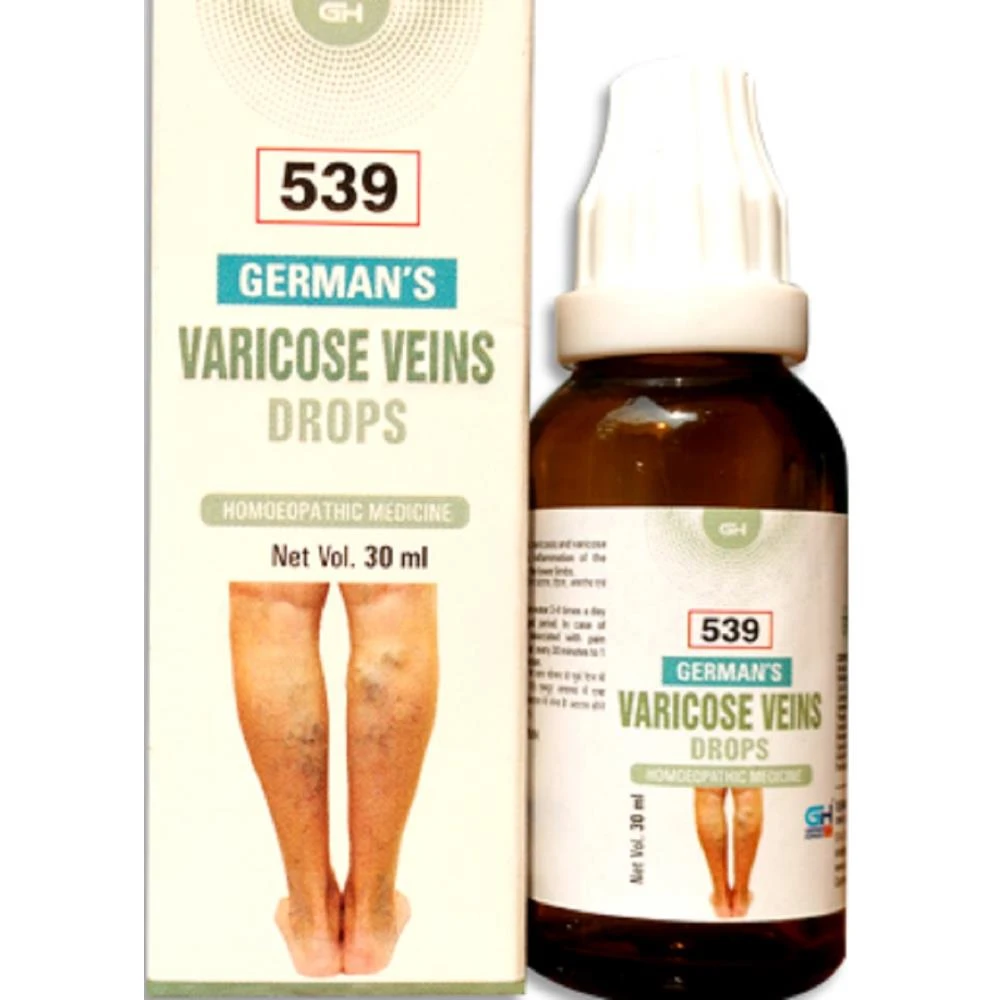 German Homeo Care & Cure Varicose Veins 539 (30ml) German Homeo Care & Cure Varicose Veins 539 (30ml)